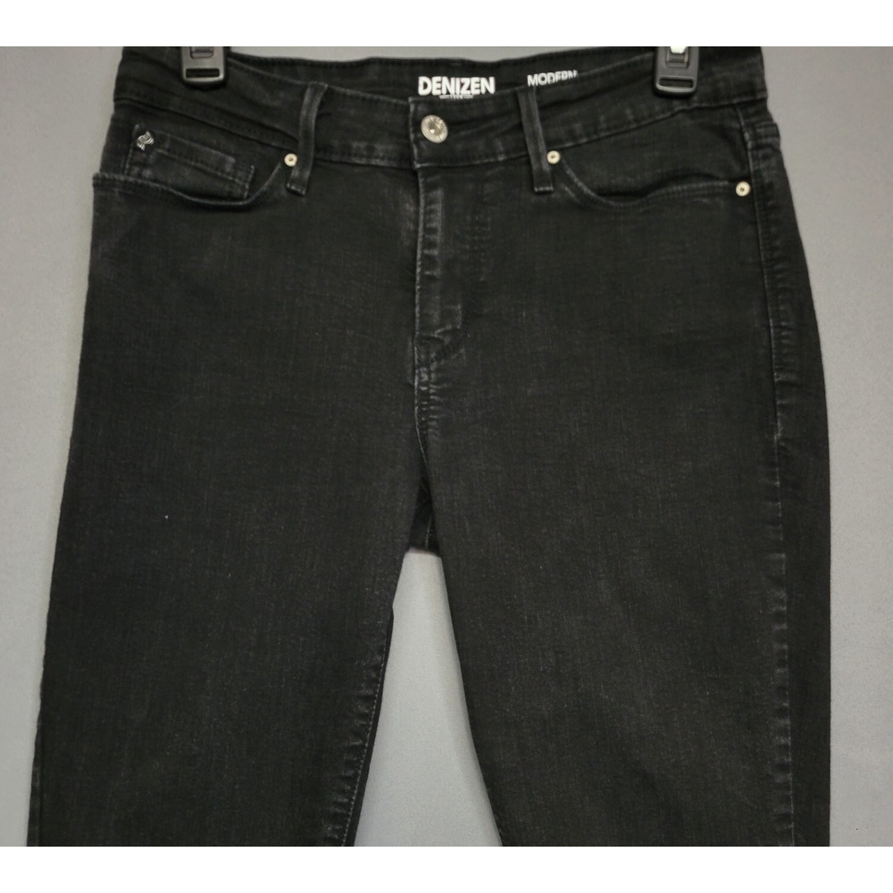 Denizen Levis Modern Distress Ankle Jeans Womens 29 Denim Black Stretches Casual - Picture 4 of 14